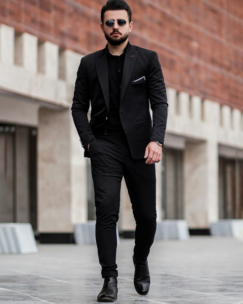 Navy Wool Overcoat